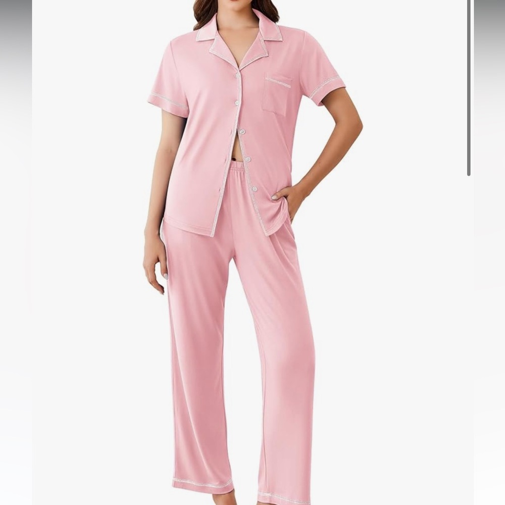 Women's Pink Pajama Set